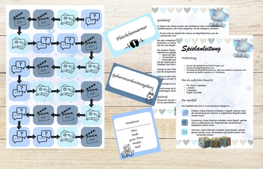 Babyparty-Spiele