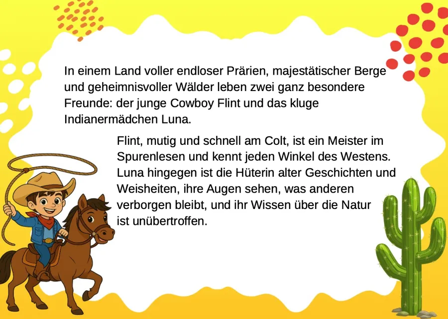 Schnitzeljagd Wilder Westen