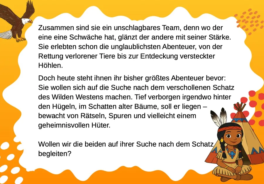 Schnitzeljagd Wilder Westen