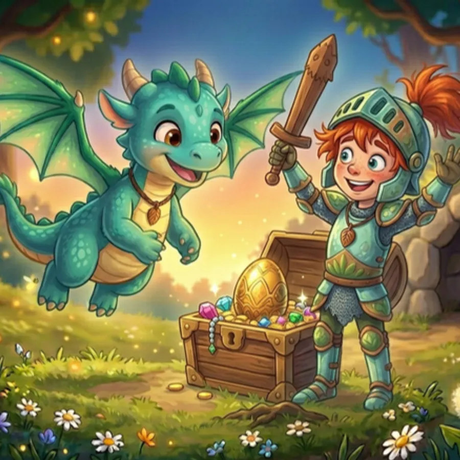 Schnitzeljagd Drachen & Ritter